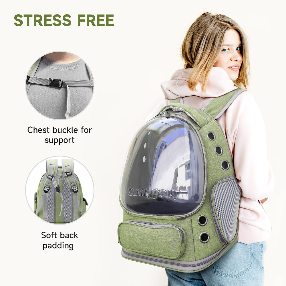 Cawypety adjustable shoulder strap with chest buckle improves stability