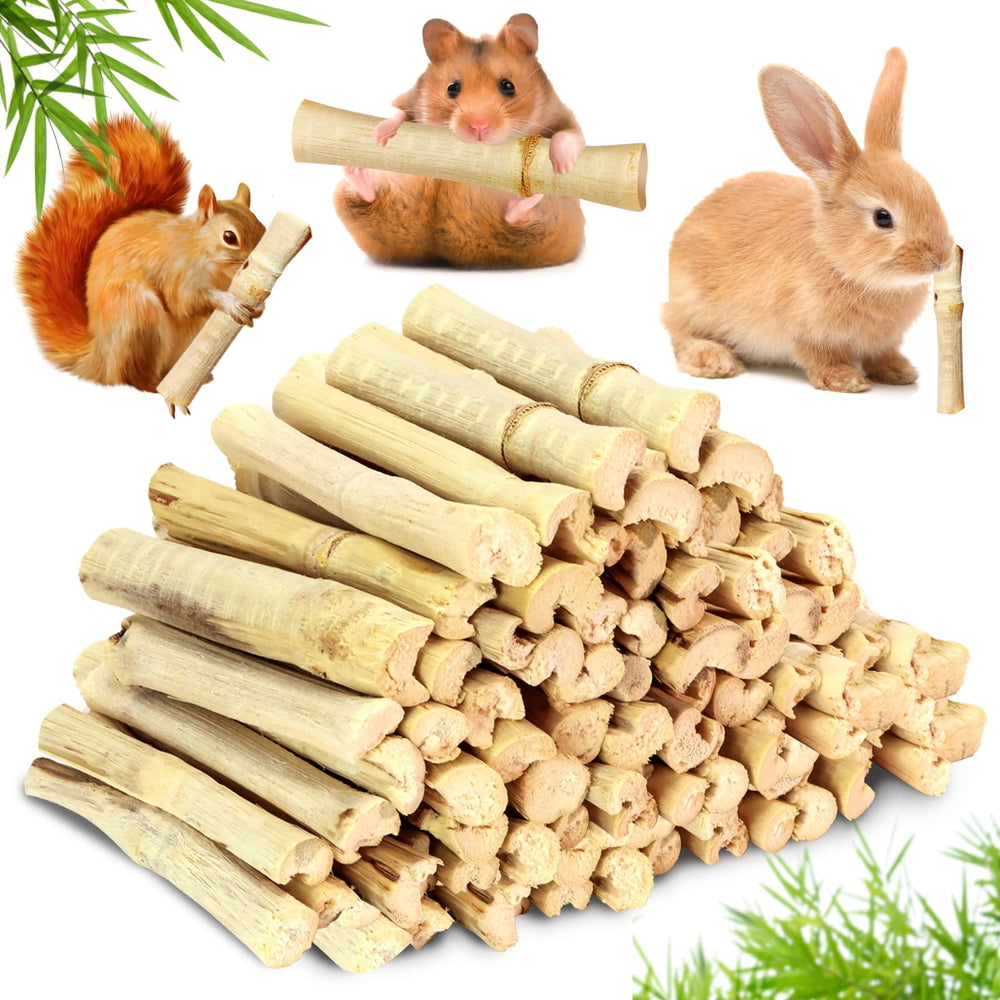 CCatswan bamboo chew toys packaging, 900g bag for long-lasting pet entertainment.