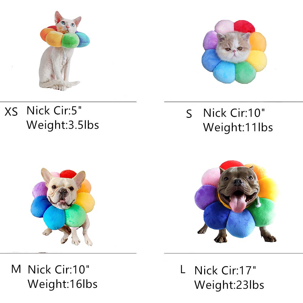 ccypet soft bead-filled recovery collar lightweight and breathable