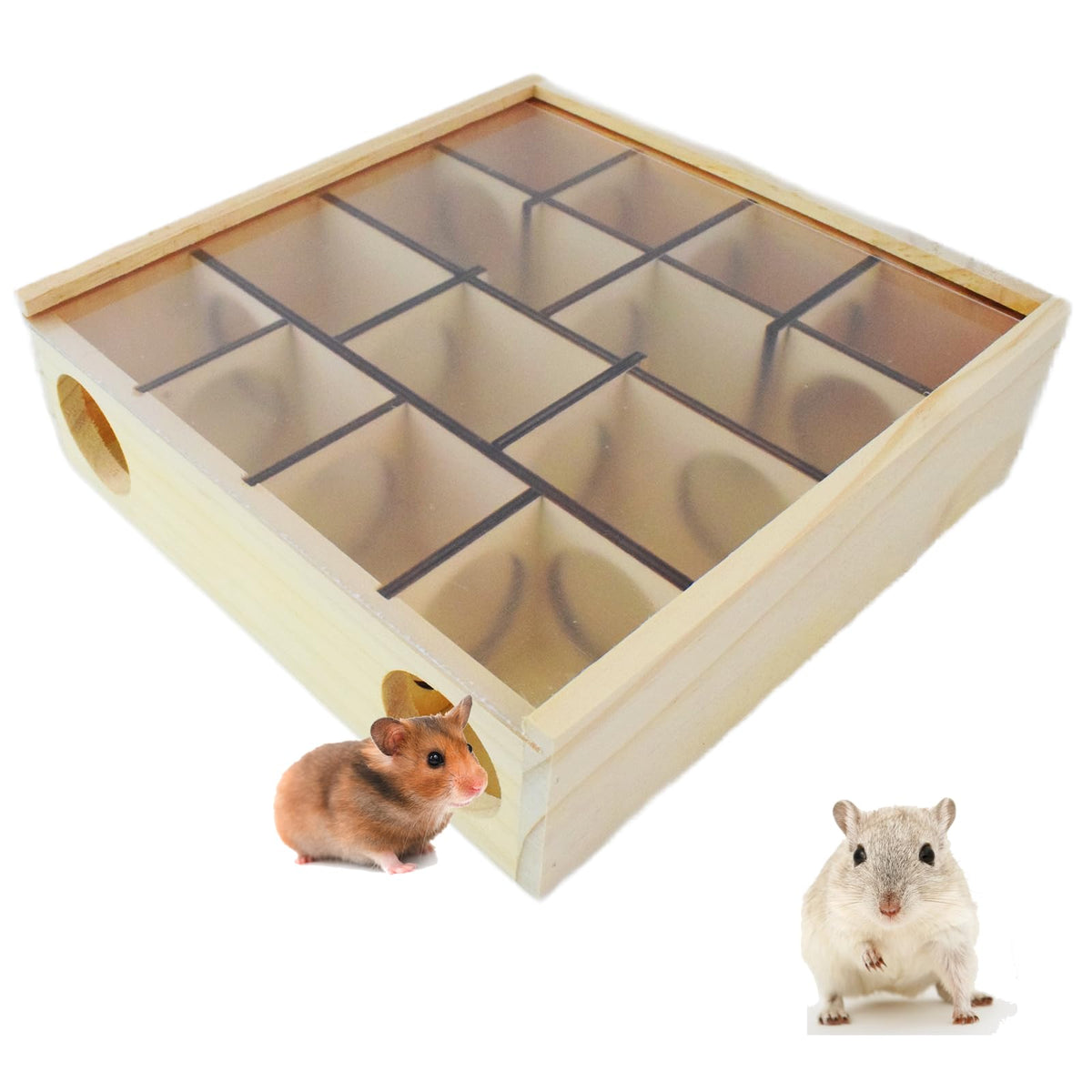 Cdipesp hamster maze acrylic cover enables safe viewing during playtime