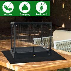 CebraBounze trim-to-fit edge lets you tailor the mat to your cage.