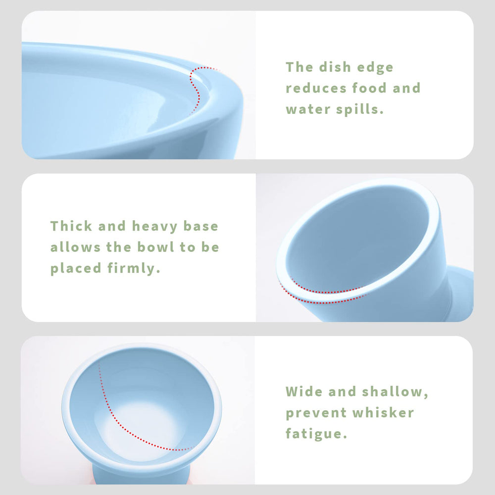 Dishwasher and microwave safe blue CEEFU bowl for quick cleaning.