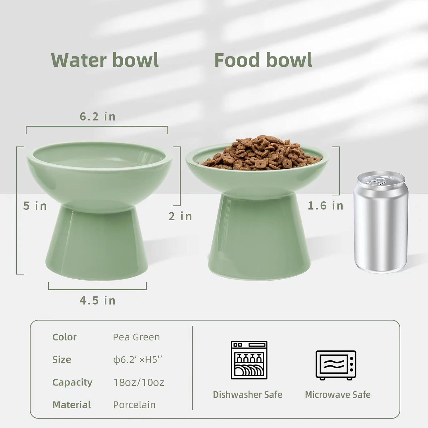 CEEFU food bowl shallow design supports whisker-friendly eating.