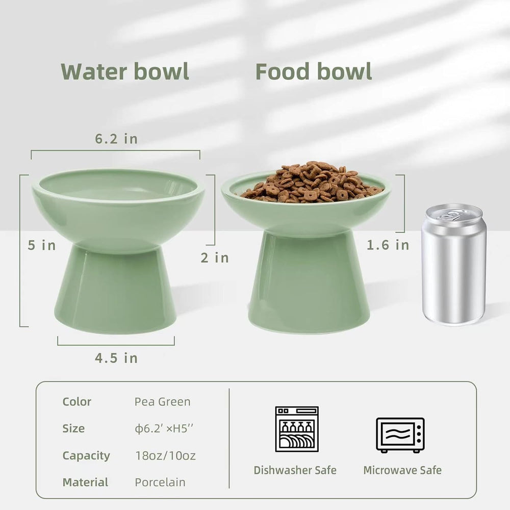 CEEFU food bowl shallow design supports whisker-friendly eating.