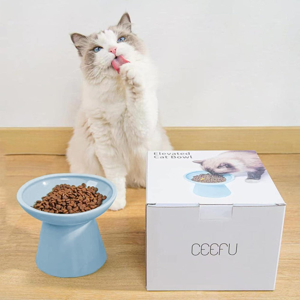 CEEFU modern blue ceramic bowl complements any home dining area