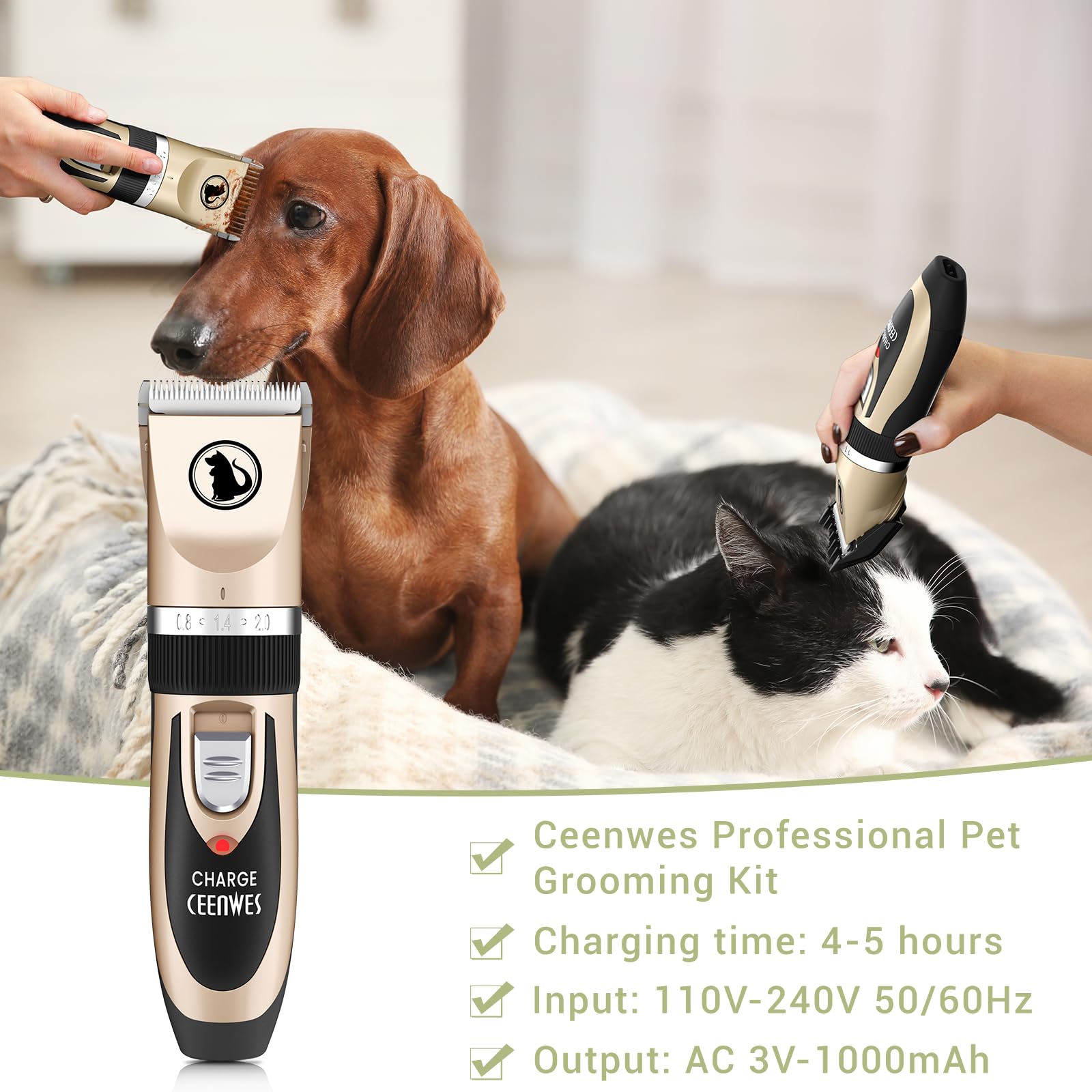 Ceenwes complete kit with scissors, nail clipper and file