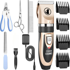 Ceenwes dog clippers low-noise design for calm grooming sessions