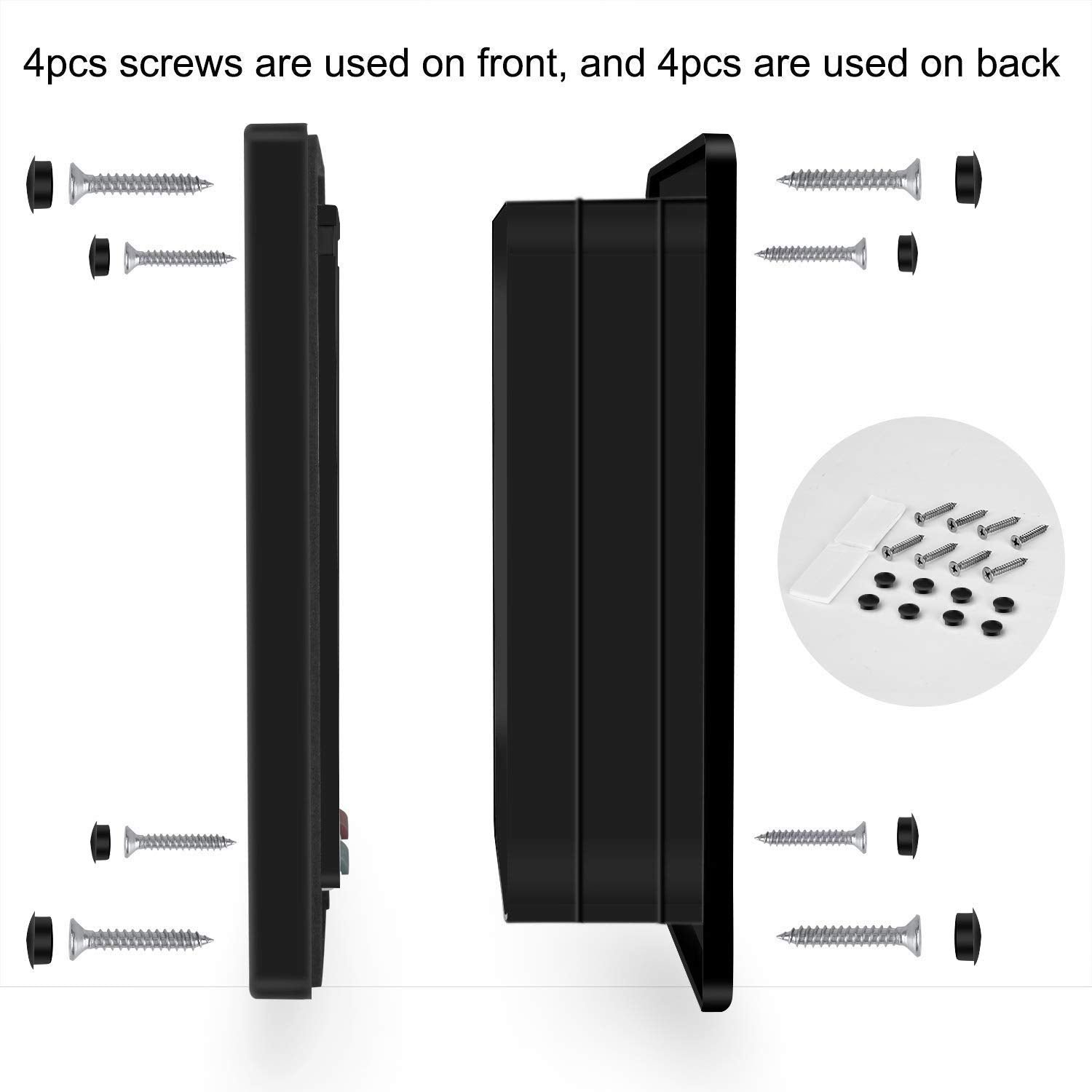CEESC extra large cat door flap detail highlighting quiet closing and brush seal