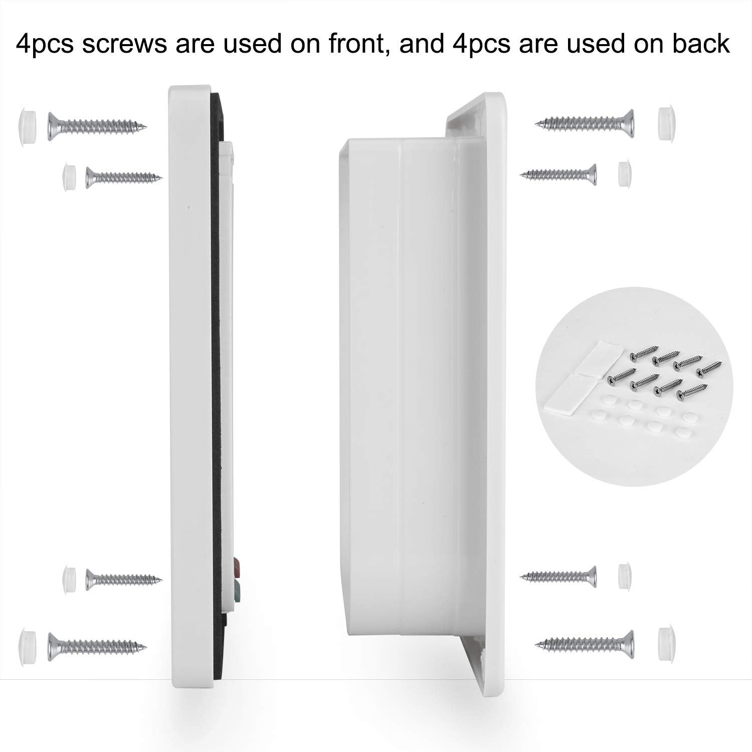 CEESC Extra Large Cat Door quiet closure reduces door noise