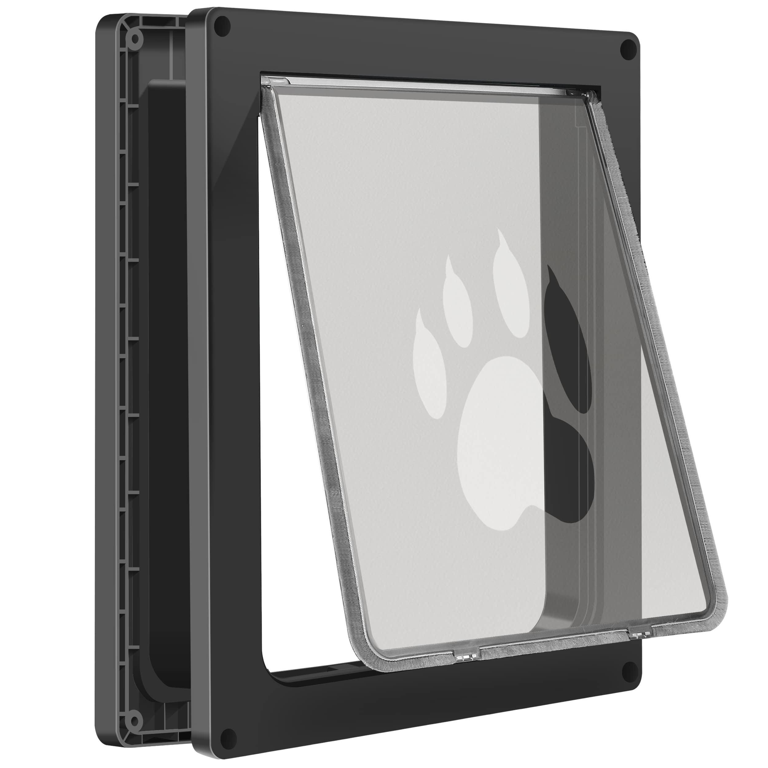 CEESC large dog door frame close-up showing durability and secure fit.