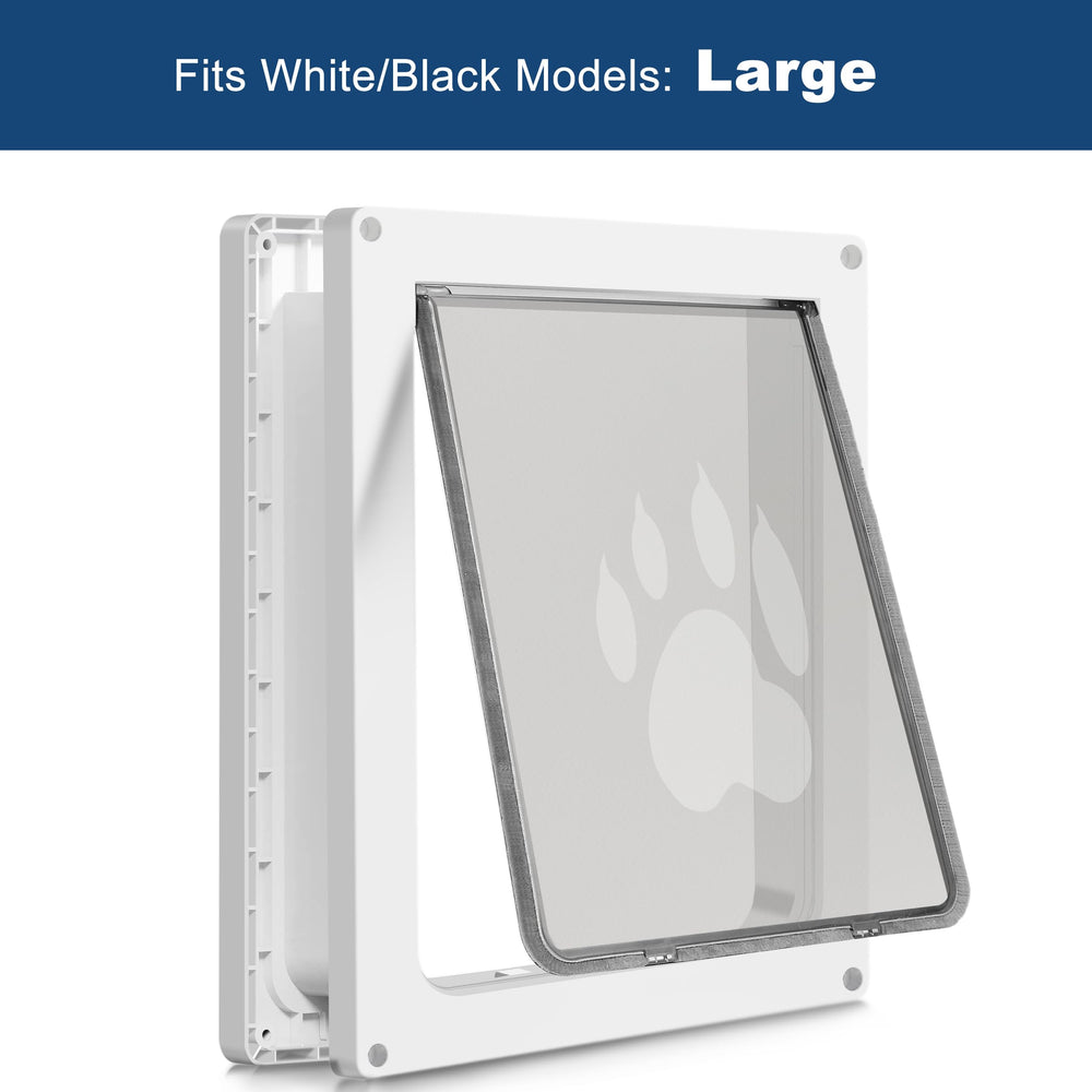 CEESC large flap close-up shows non-toxic material for pet safety.