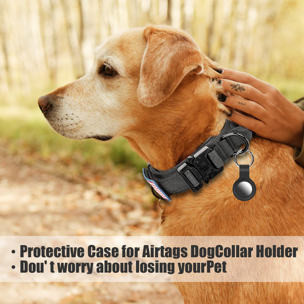Celifight size L black collar offering secure, comfortable fit