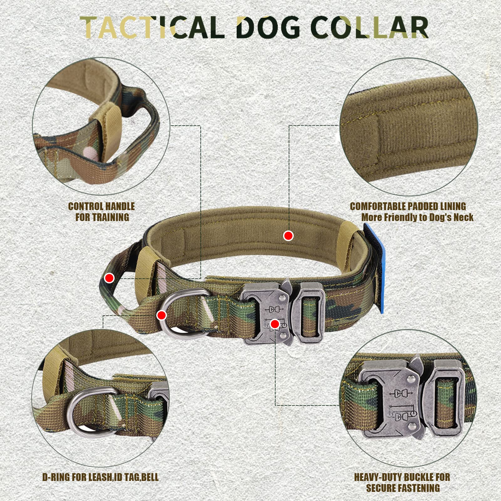CELIFELIGHT tactical bungee leash with dual handles for controlled walking.