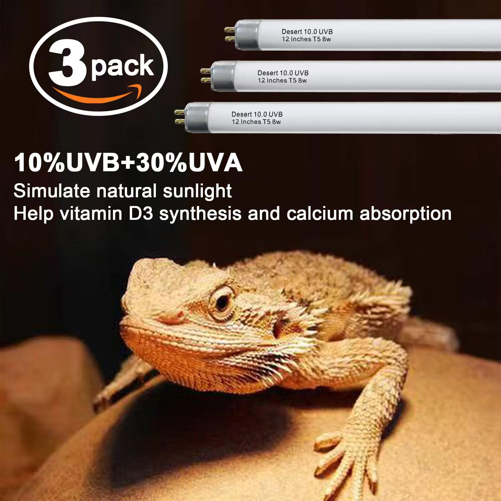 Celiwace T5 UVB bearded dragon enclosure provides reliable indoor UVB for health.