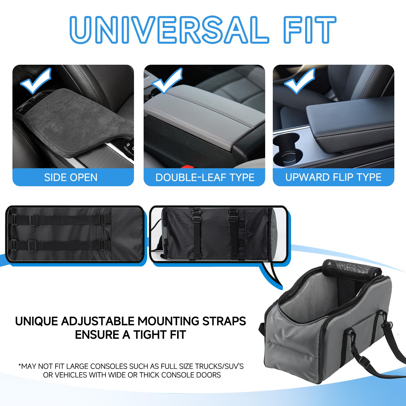 Center Console Dog Seat front pillow support for restful posture