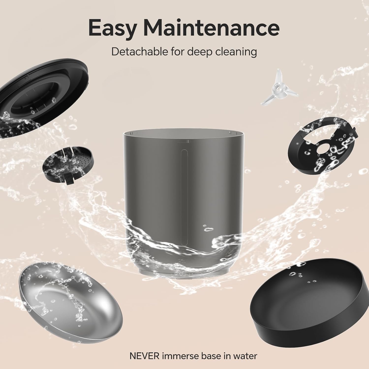 Centvicam removable food tank enables thorough cleaning