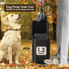 CEROELDA waste bin with back handle, easy relocation around the kitchen or office.