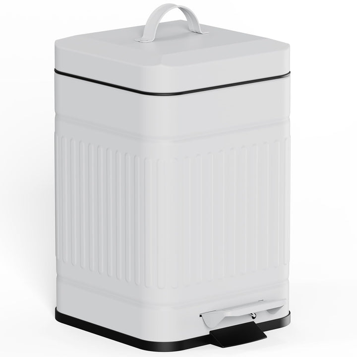 CEROELDA small trash can with lid 5L showing compact capacity and quiet operation