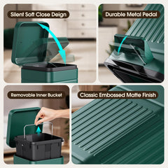 CEROELDA removable inner bucket allows easy dumping and rinsing