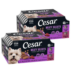 Cesar Classic Loaf in Sauce Filet Mignon tray with real beef as the main ingredient