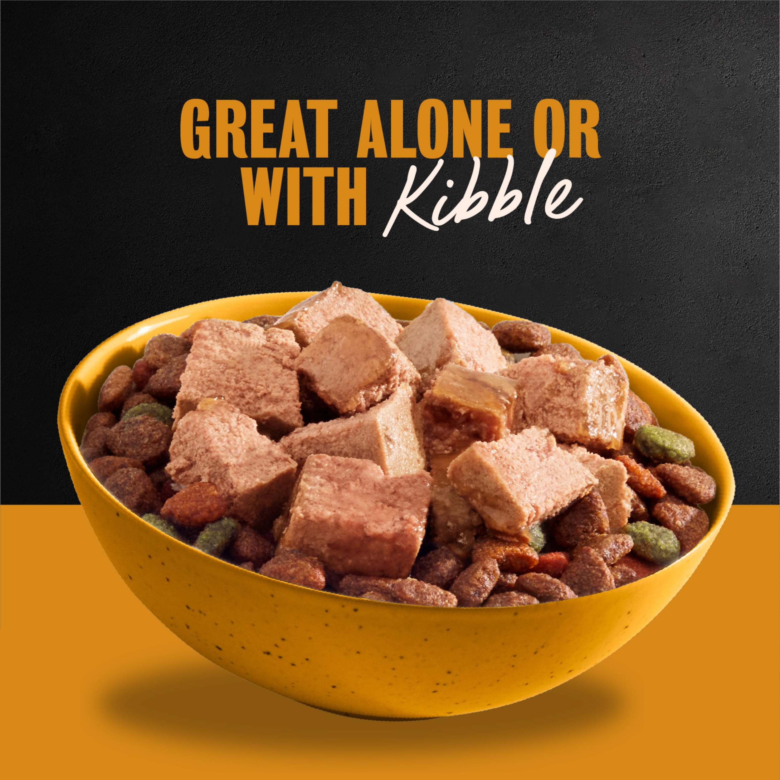 CESAR Classic Loaf sauce texture closeup reveals tender, slow-cooked meat.