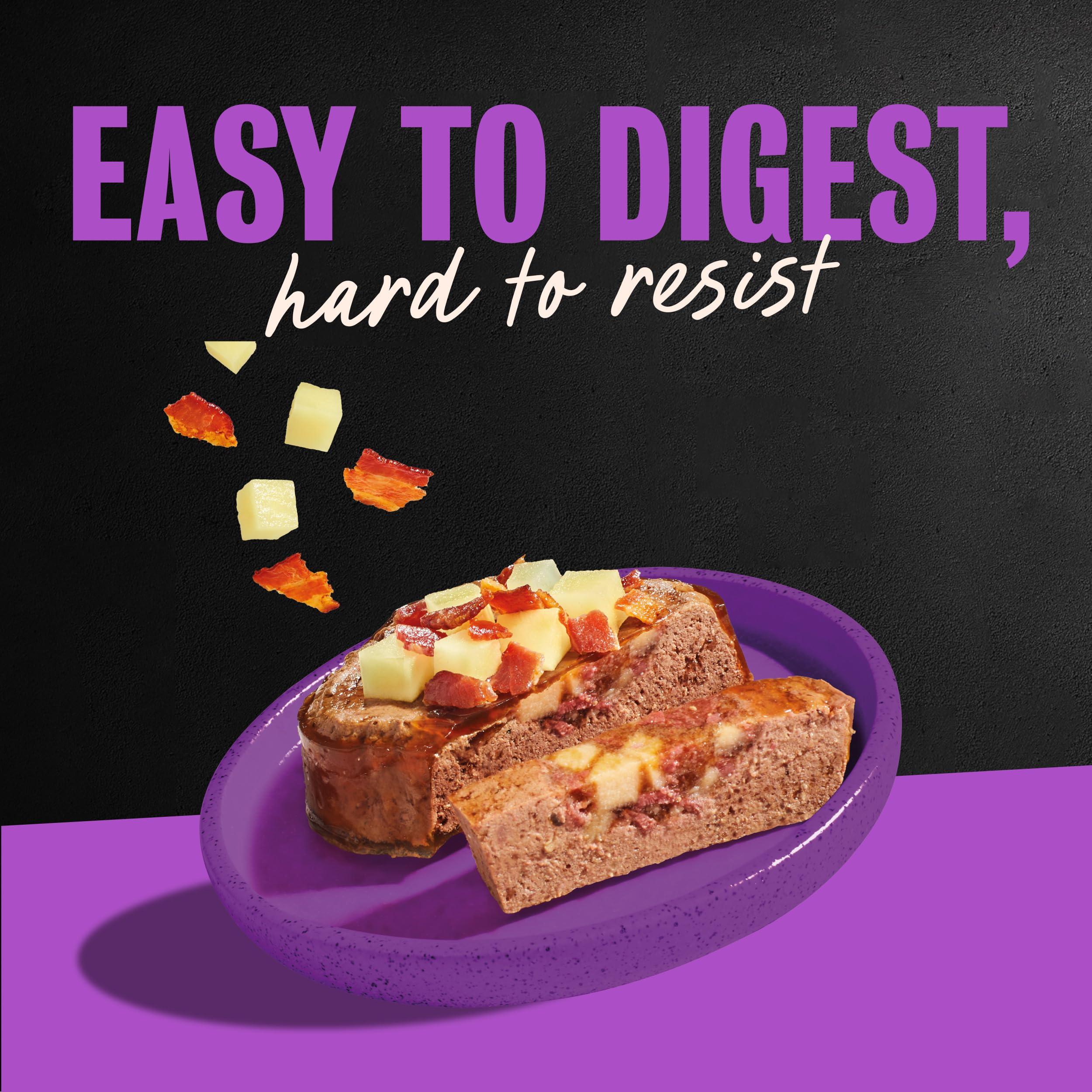 Cesar Filet Mignon Loaf & Topper tray labeled 24-count box, making bulk meals easier.