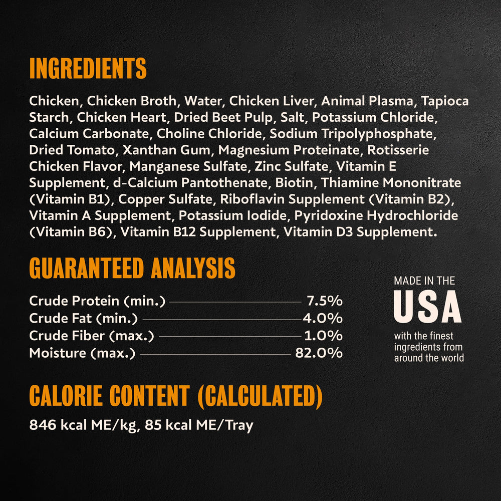 Can be enjoyed alone or as a topper on dry kibble with Cesar Filets in Gravy.