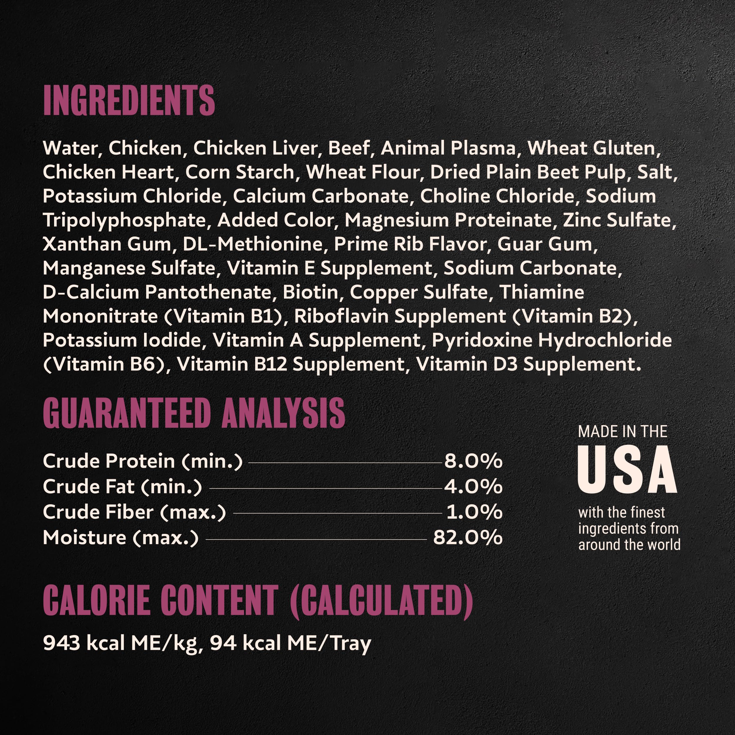 Cesar Filets in Gravy Prime Rib small-breed friendly serving option.