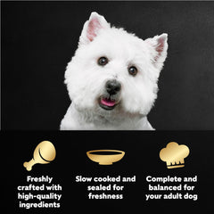 Cesar Filets in Gravy Rotisserie Chicken plate presents tender texture and tasty aroma