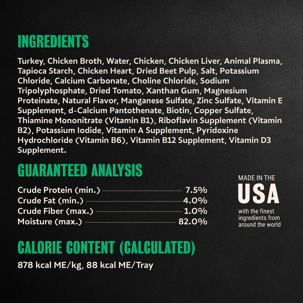 Cesar Filets in Gravy turkey ingredients list emphasizes real poultry first