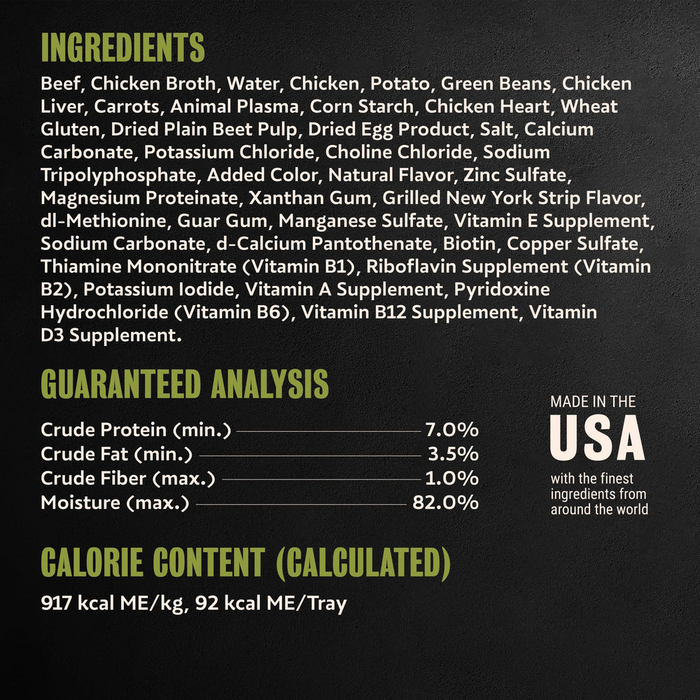 Real beef is the #1 ingredient in this Cesar formula.