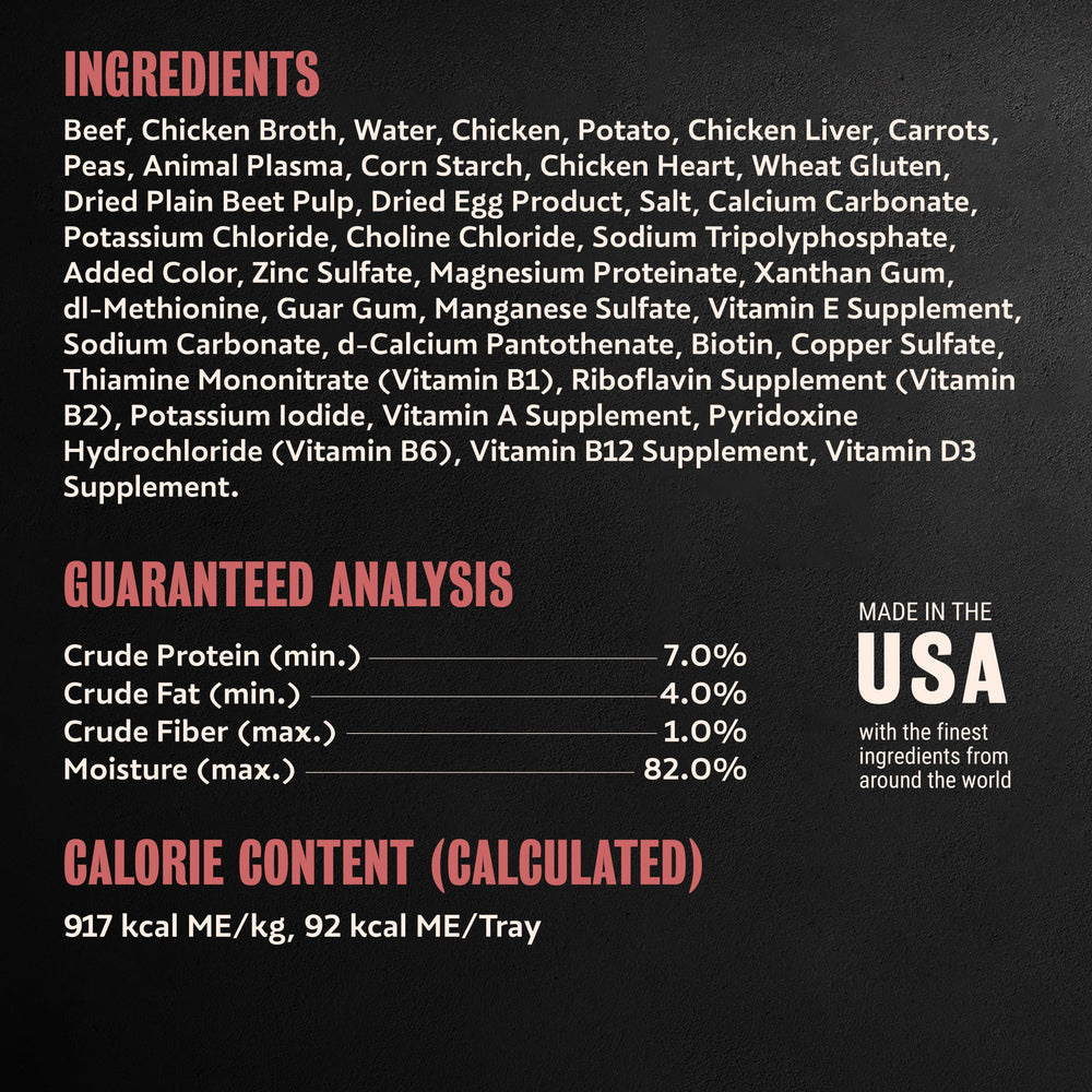 Made in the USA, Cesar Home Delights uses quality ingredients for adult dogs.