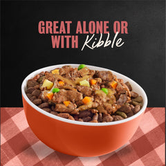 Cesar Home Delights soft wet food texture, easy to enjoy.
