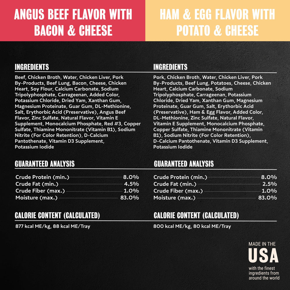 Cesar Loaf in Sauce USA-made ingredients note