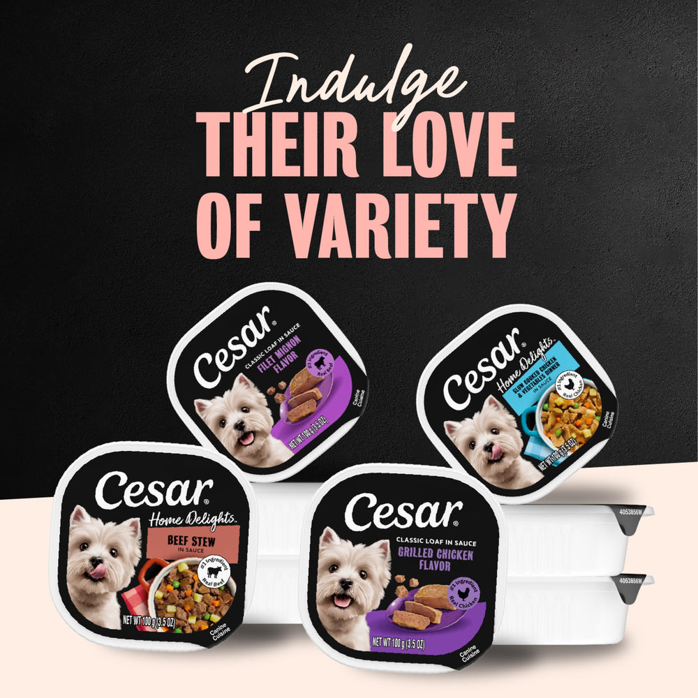 Cesar made in USA with global ingredients.