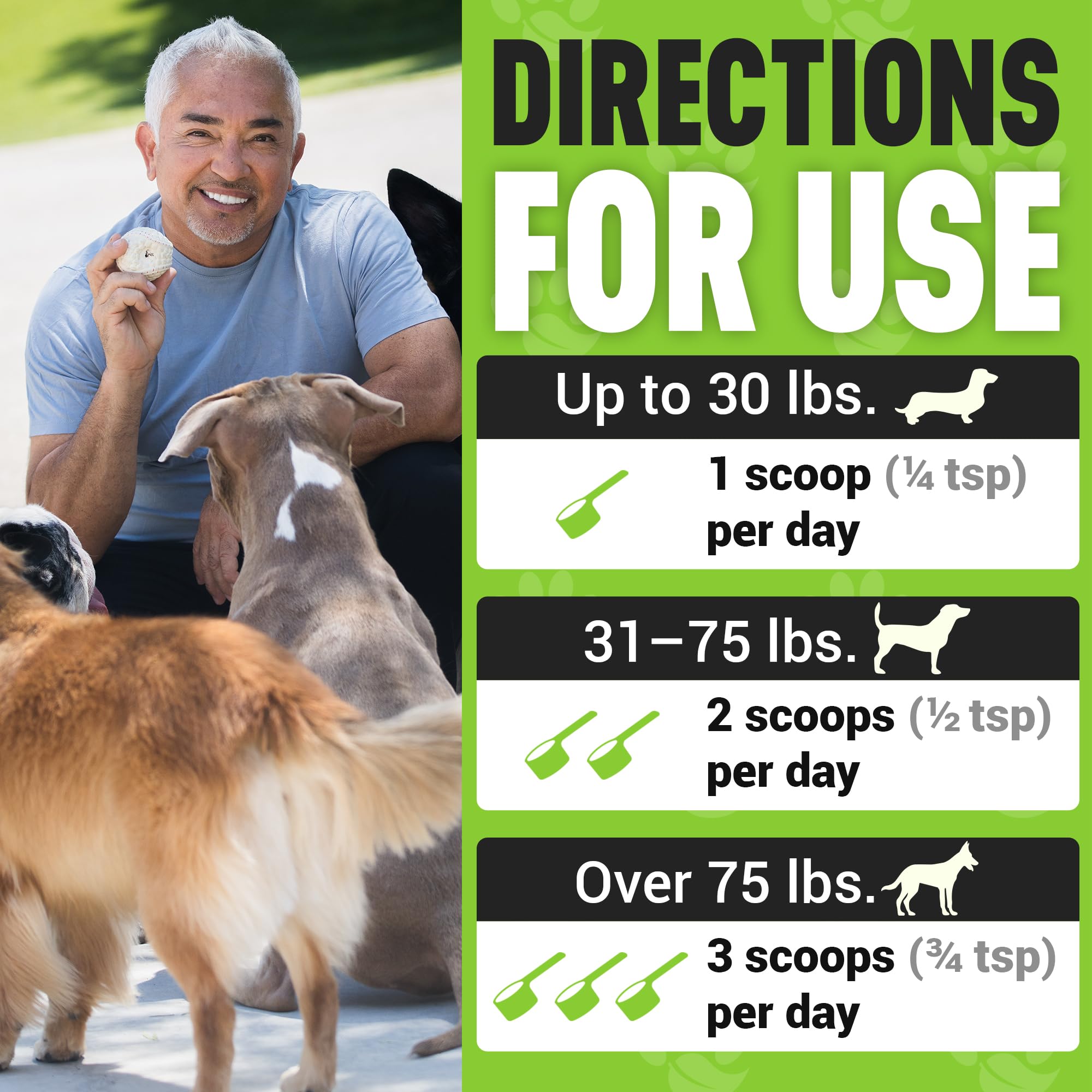 Cesar Millan Better Dog Allergy Balance packaging front emphasizes natural support