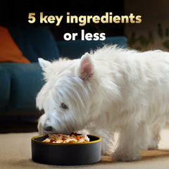 Cesar Simply Crafted potato-peas mix brings texture to meals.