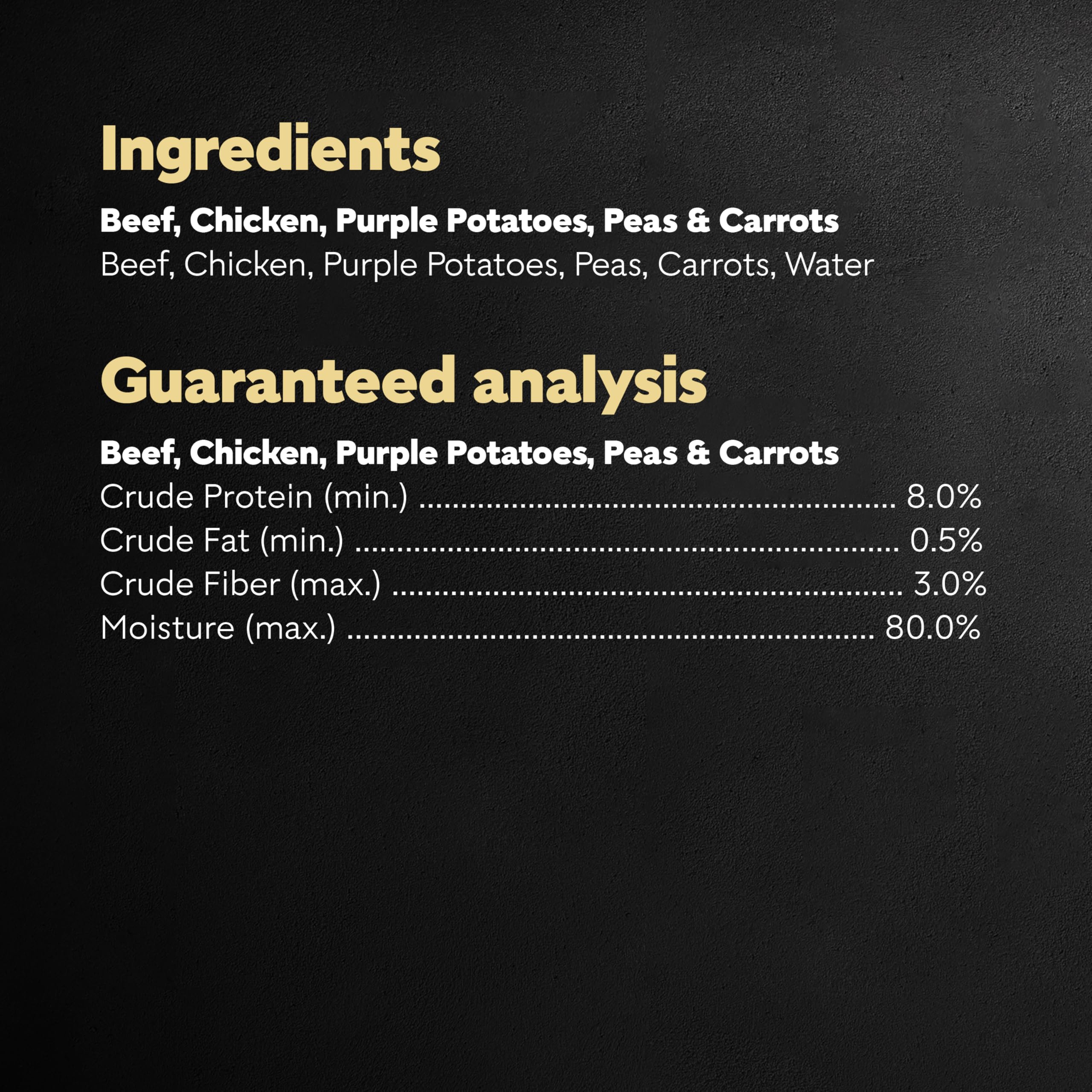 Cesar Simply Crafted real meat ingredients support premium meal toppers.