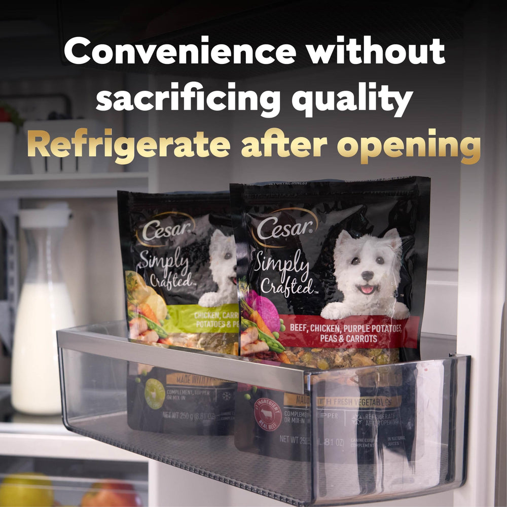 Cesar Simply Crafted serving session highlights a quick, tasty meal option.