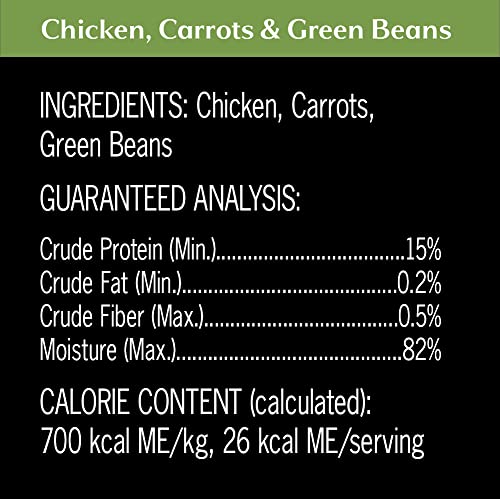 Close-up of real chicken texture in Cesar Simply Crafted topper.