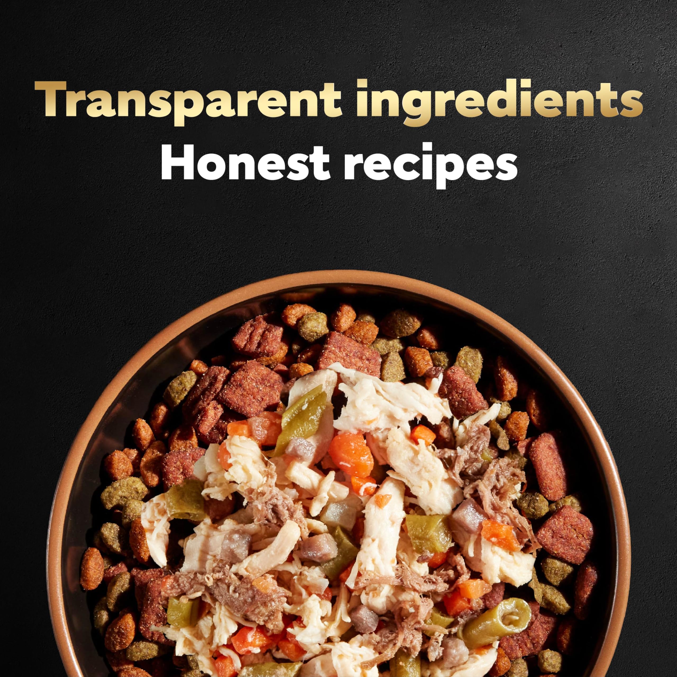 Cesar Simply Crafted topper shown as a convenient meal boost for dogs.