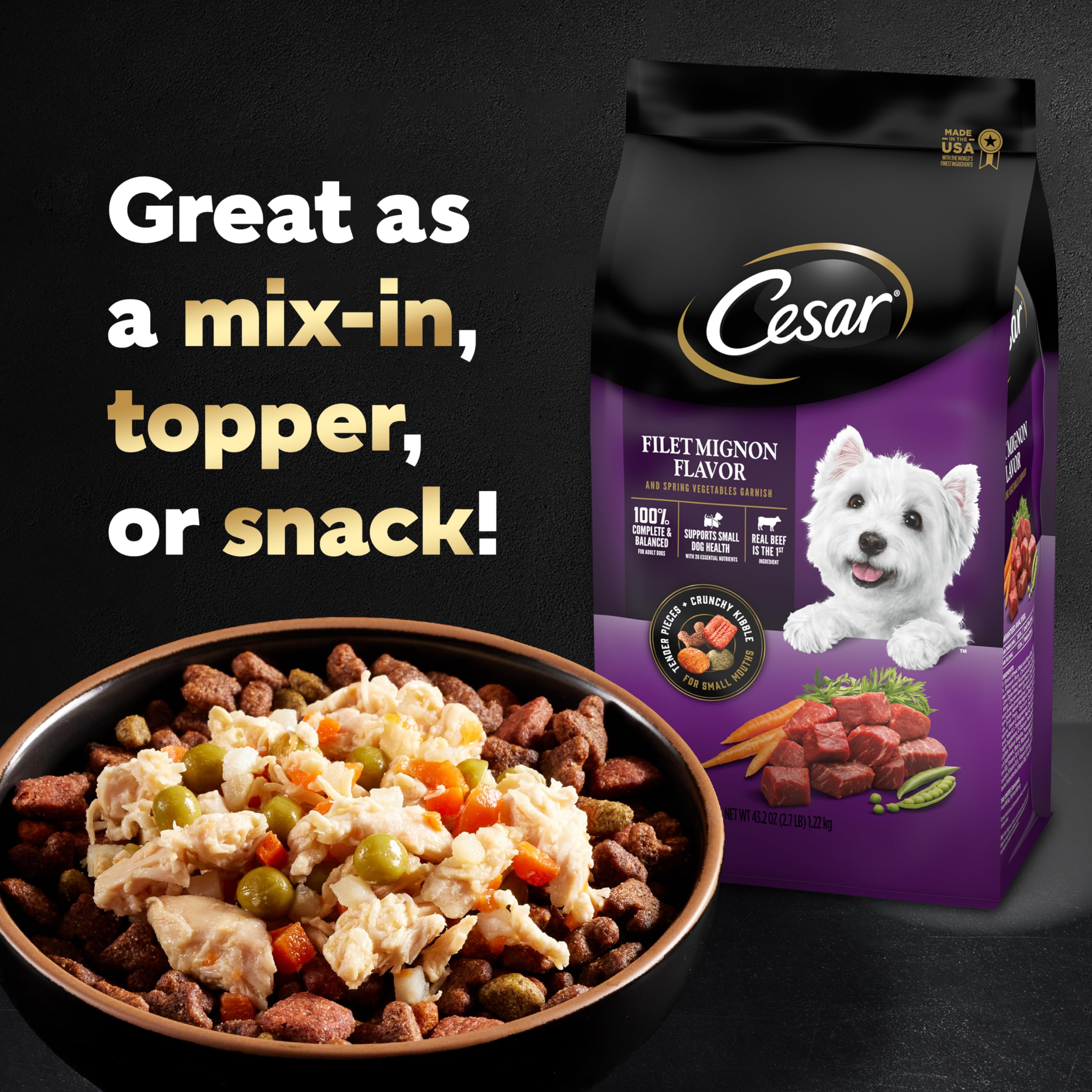 Cesar Simply Crafted variety pack offers choice for meals