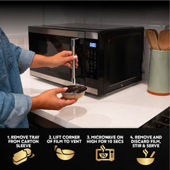 Cesar Warm Bowls microwave-ready serving to heat quickly for busy owners.