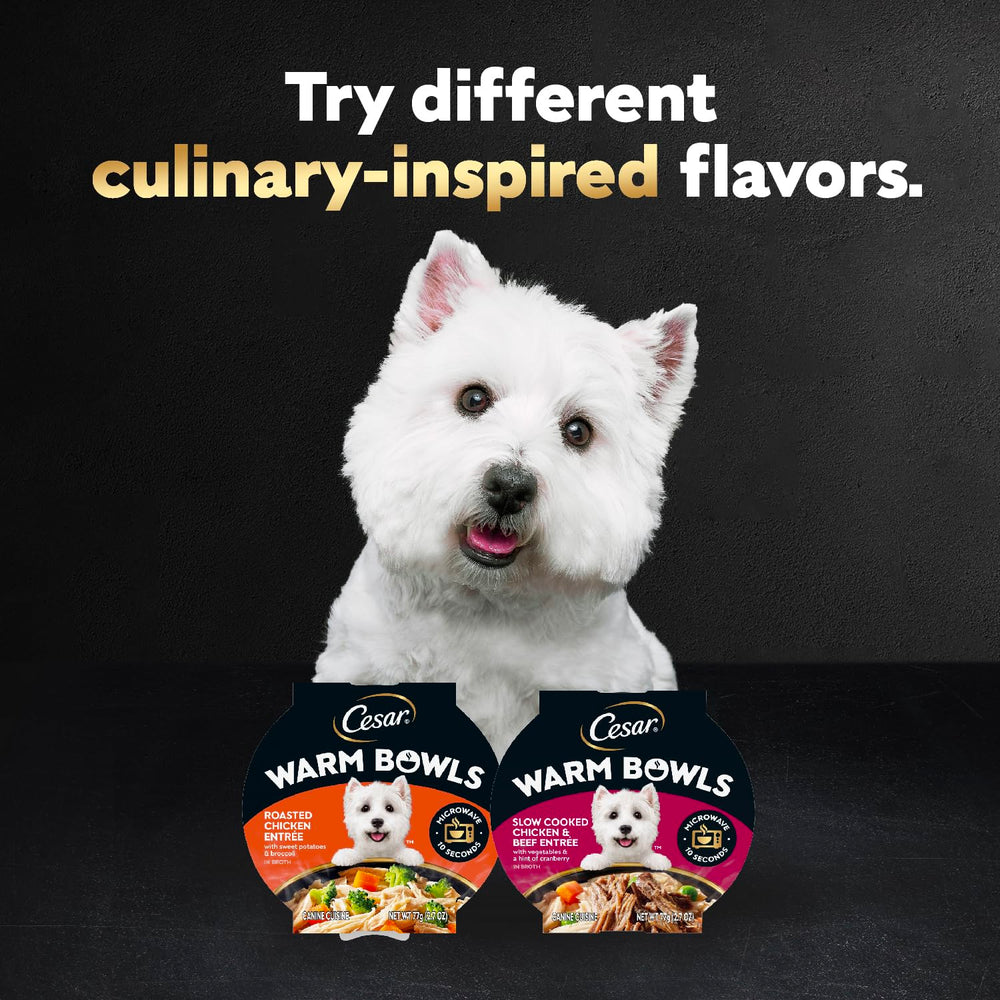 Cesar Warm Bowls packaging and tray design for easy use.