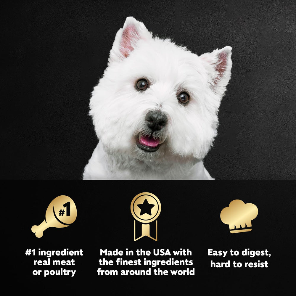 Cesar Filet Mignon Loaf in Sauce tray, tender protein for adult dogs.
