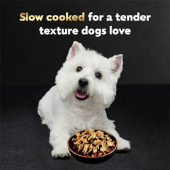 Cesar Wet Dog Food Mini-Pouches close-up highlights convenient peel-and-serve packaging
