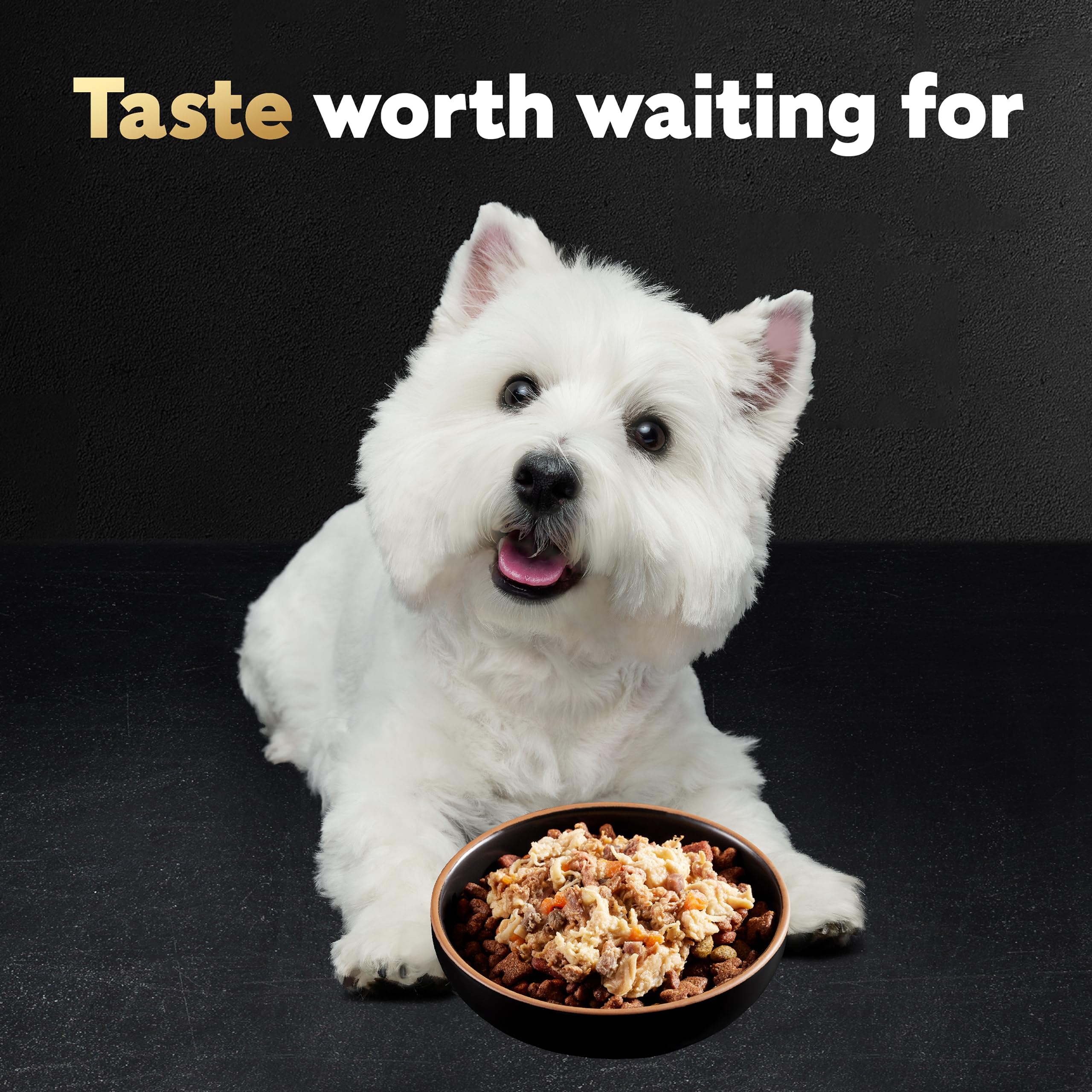 Cesar Wholesome Bowls nutritionally balanced ingredients in bowl