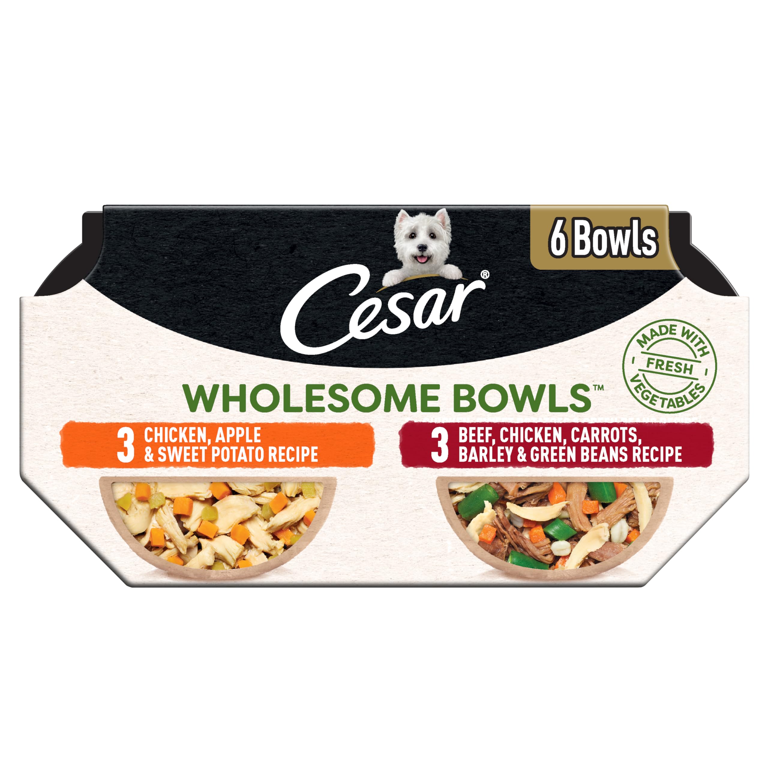 Cesar Wholesome Bowls beef ready-to-serve bowl improves mealtime enjoyment
