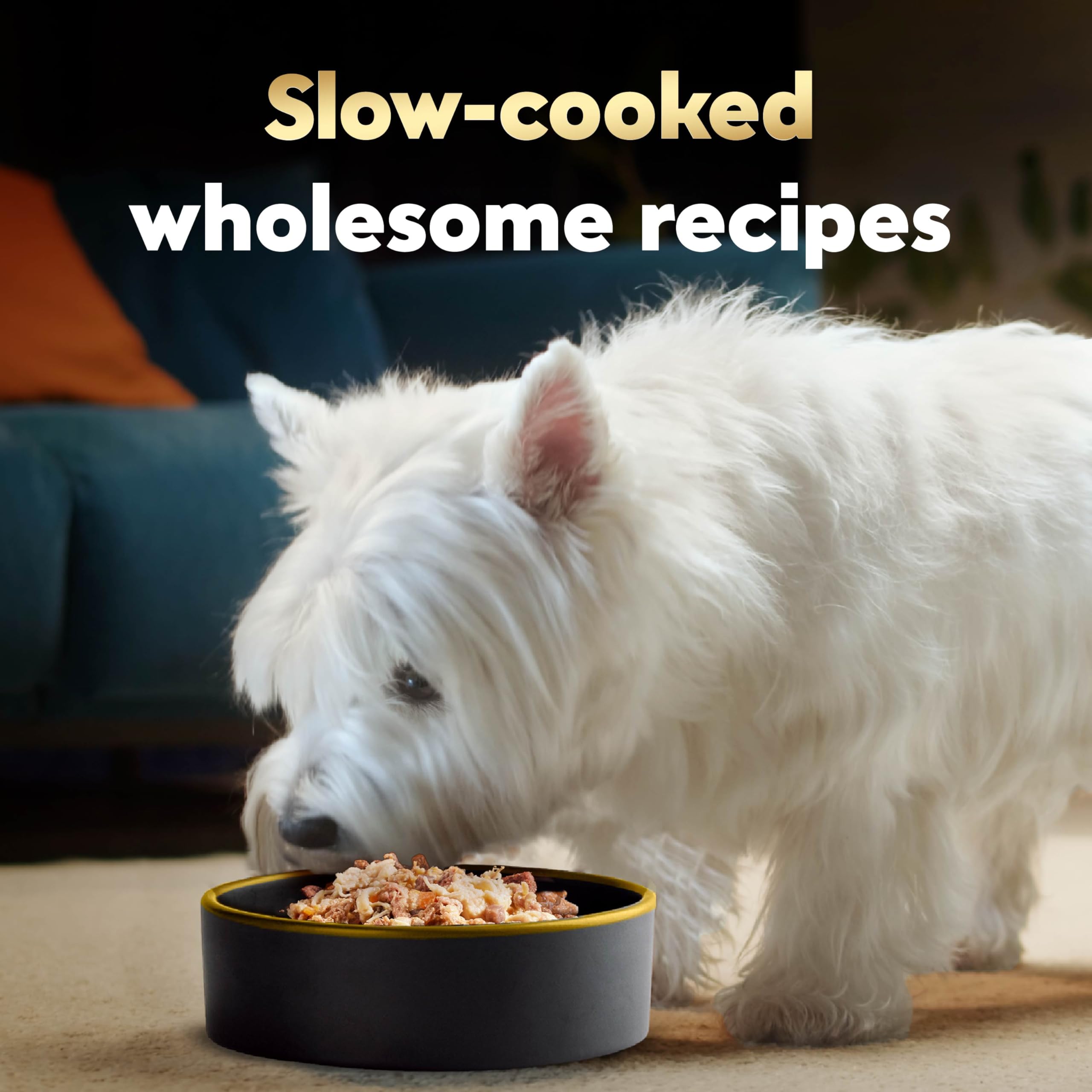 Cesar Wholesome Bowls purple potatoes and carrots in bowl
