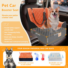 CESOO memory foam cushion emphasizes plush comfort and reduced travel jostle for pets